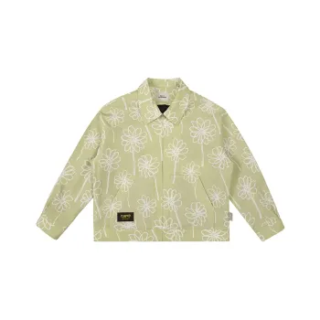 EMPTY REFERENCE Coat Unisex Light Green
