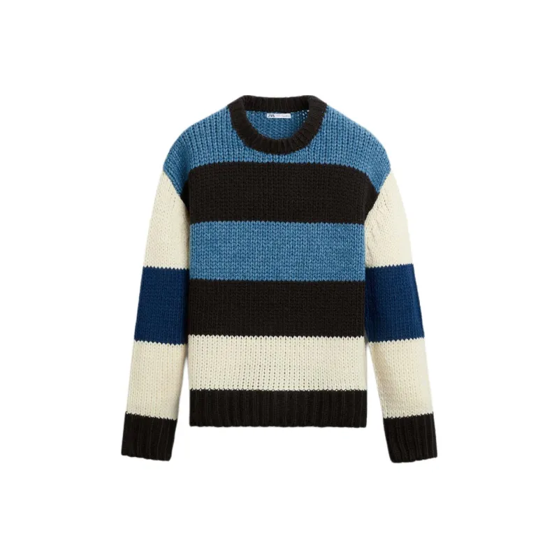 ZARA Sweaters Men Brown-0