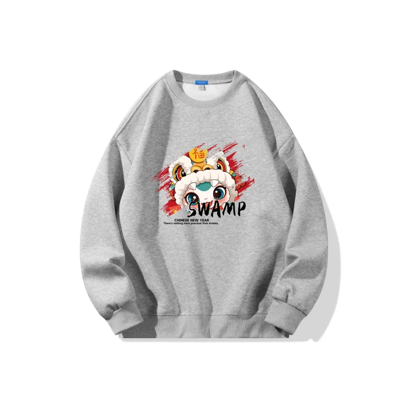 SWAMP AREA Sweatshirt Unisex Burgundy-9
