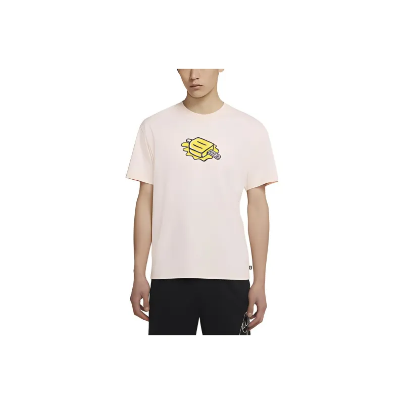 Nike SB Drop Shoulder Sleeve T-Shirt Men's Pink-0