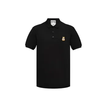 MOSCHINO Teddy Bear Patch Polo Shirt