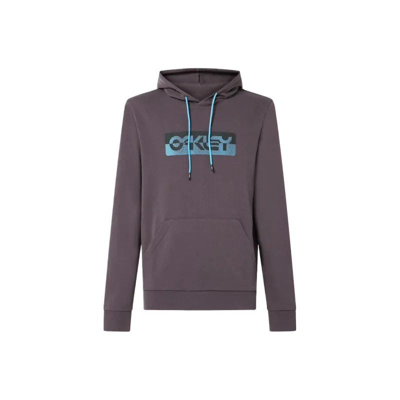 Oakley Duality B1B Po Hoodie Sweatshirt Unisex Gray Brown-0