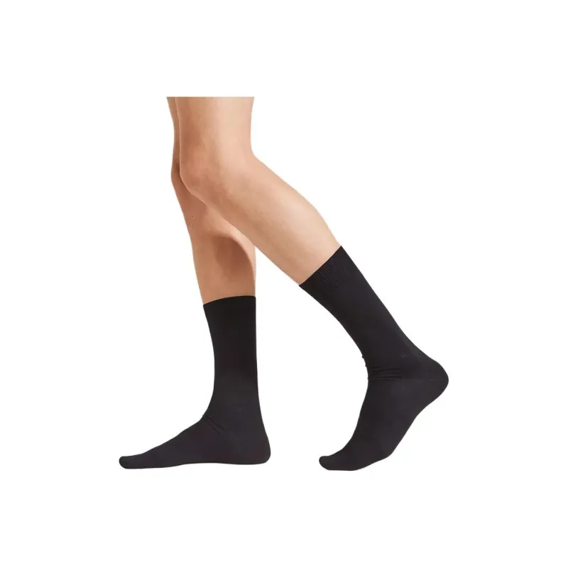 HERMES Mid Calf Socks Men's 1 Pack Marine Blue-0