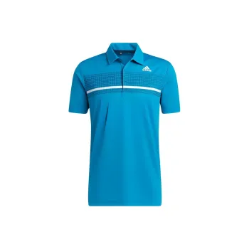 Adidas Primegreen Polo Shirt Men's Sonic Aqua
