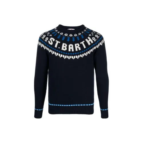 MC2 Saint Barth Fair Isle-knit Crew-neck Jumper