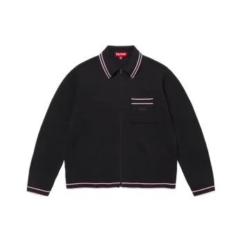 Supreme Zip Up Polo Sweater