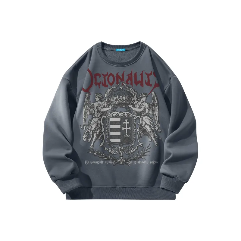 Small Columns Under The Sea Sweatshirt Unisex-6