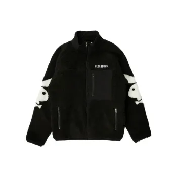 PLEASURES X Playboy Bunny Sherpa Zip Up Jacket