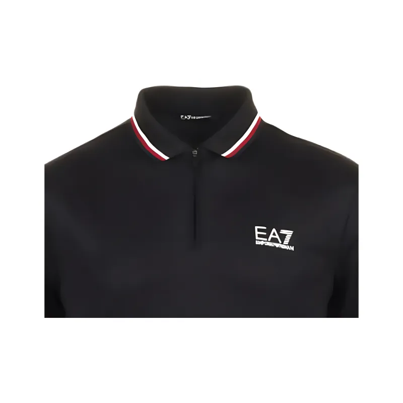 EMPORIO ARMANI Raised logo Polo Shirt-2