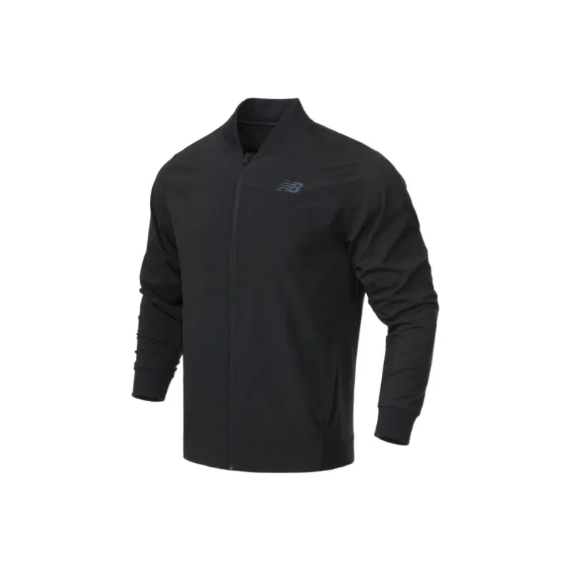 New Balance Jackets Men Black-0