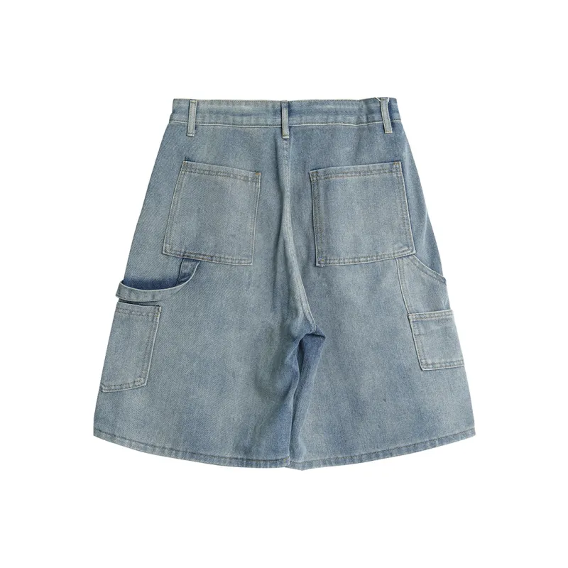 SWAMP AREA Denim Shorts Unisex-6