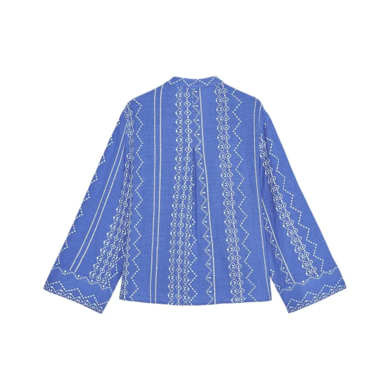 ZARA Shirts Women's Iron Blue-1