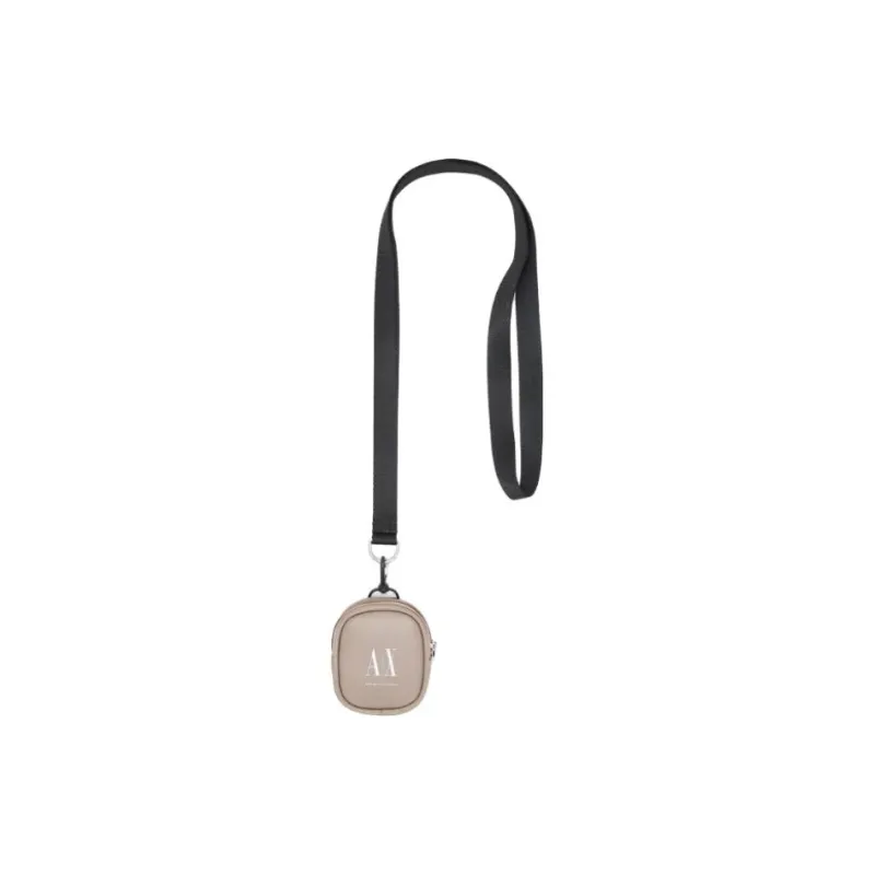 ARMANI EXCHANGEAE Polyester Earphone Case Mini Men's Warm Sun Brown-0