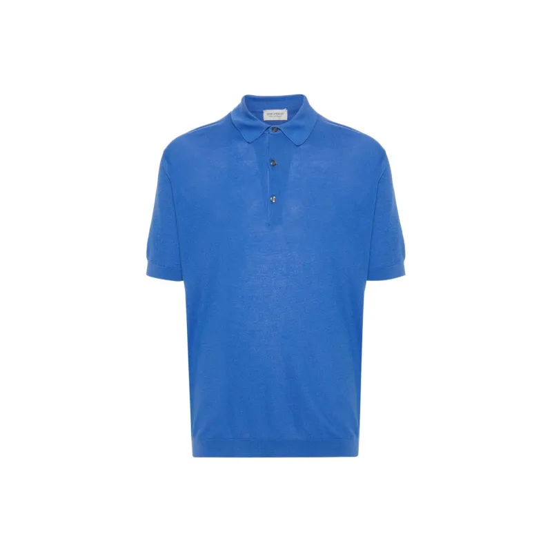 JOHN SMEDLEY Polo Shirt Men's Blue-0