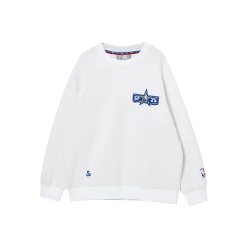 JACK JONES· x NBA JACK & JONES NBA Co brand Sweatshirt Men's Raw White