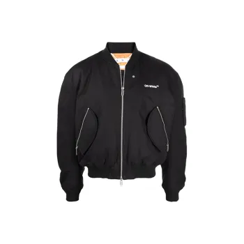 OFF WHITE Diag Stripe Bomber Jacket