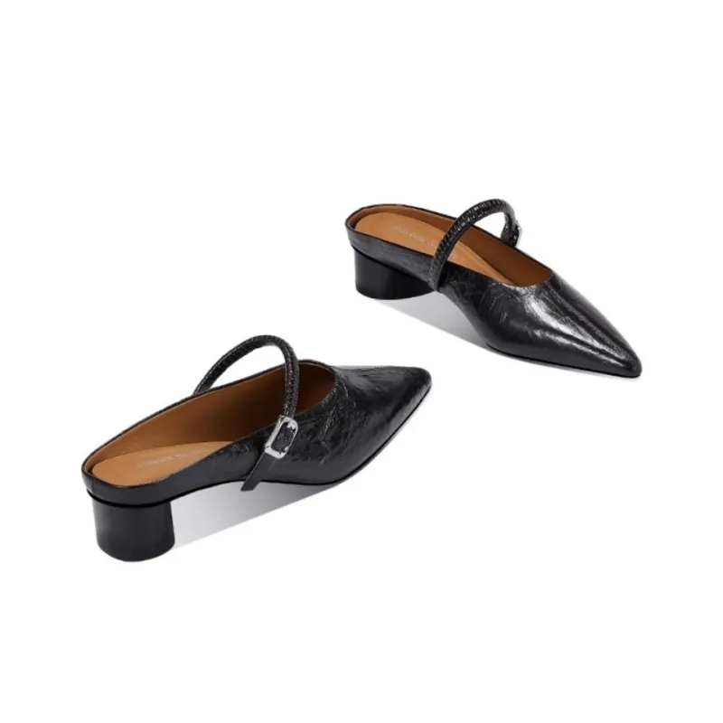 JESSICA SOPHIA Rubber Sole Metal Abrasion Resistant Slip Resistant Closed Toe Slippers Women's-1