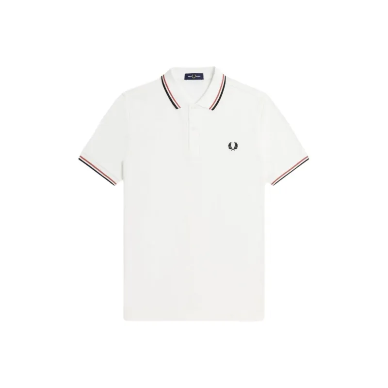 FRED PERRY Logo embroidered Polo Shirt-0
