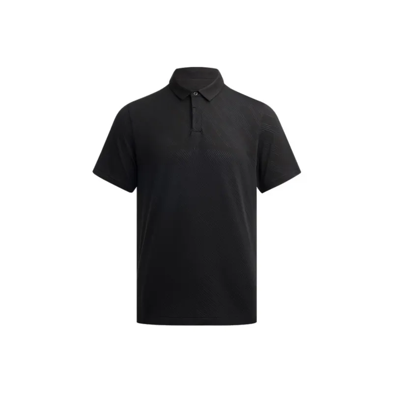Under Armour Tour Tips Seamless Polo Shirt Men's Black-0