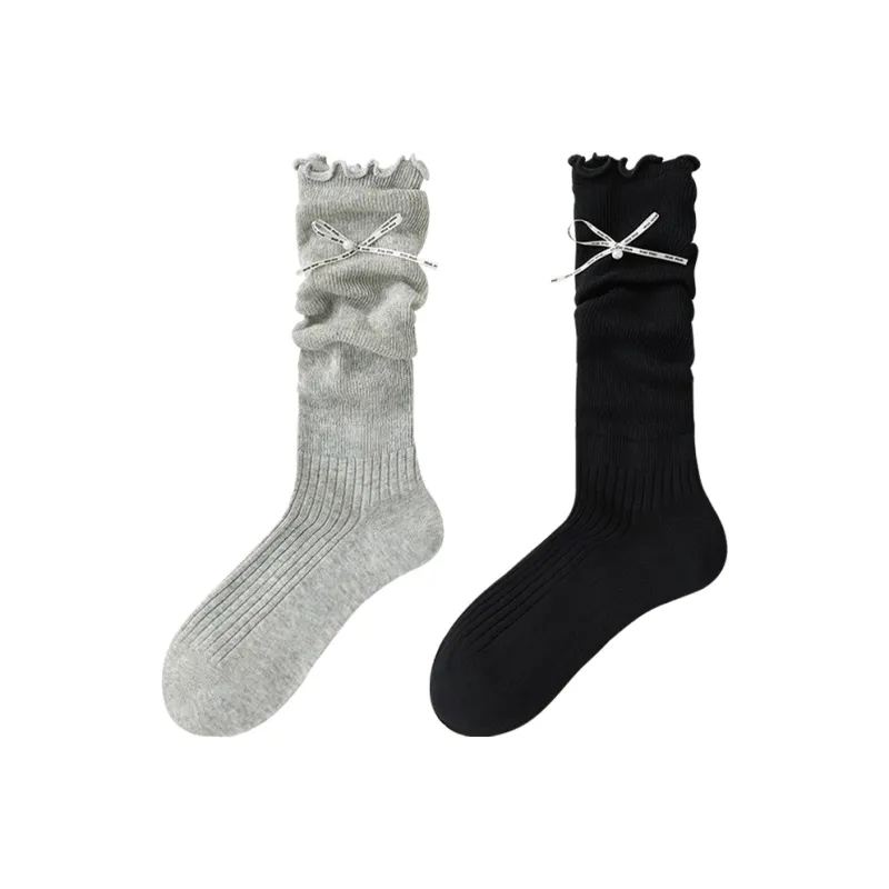 Temooues Mid Calf Socks Women's Combo Set-8