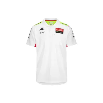 Kappa x VR46 White Collection FW24 ACRAZ MISANO Polo Shirt Men's White
