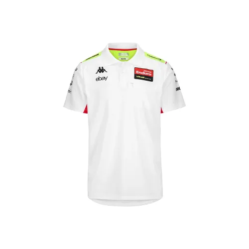 Kappa x VR46 White Collection FW24 ACRAZ MISANO Polo Shirt Men's White