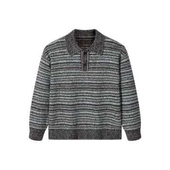 GXG Sweaters Men Black Stripes