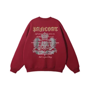Pancoat Sweatshirt Unisex Burgundy