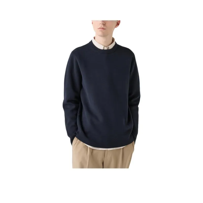 UNIQLO Sweater Unisex Navy Blue-0