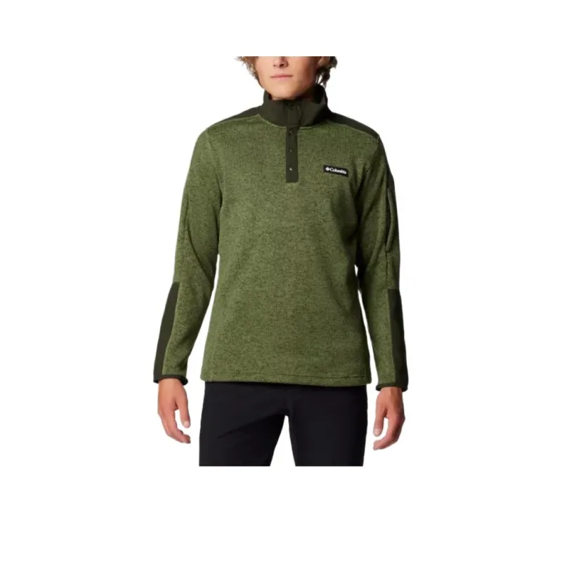 Columbia Sweater Weather Sweater Men's Cafeteria Heather/Green Landscape-0