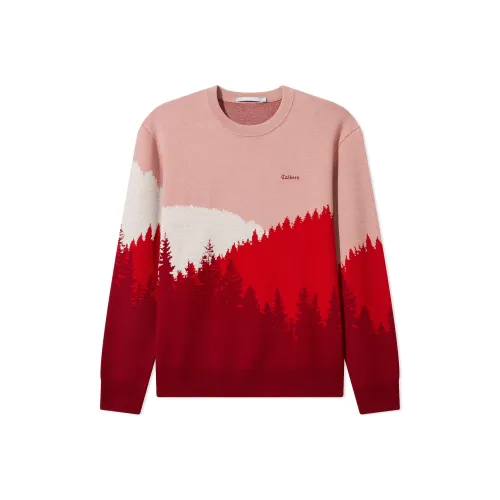 Cabbeen Sweaters Men Red 44