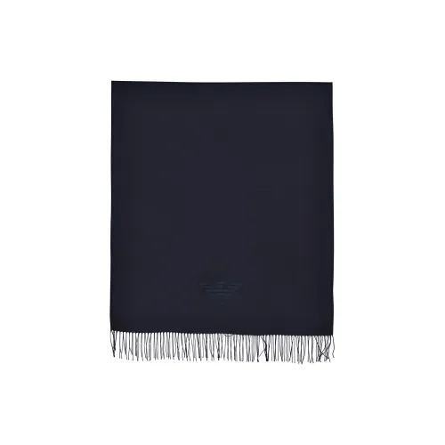 EMPORIO ARMANI Fringed Scarf With Eagle Print