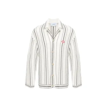 CASABLANCA Crochet Textured Shirt