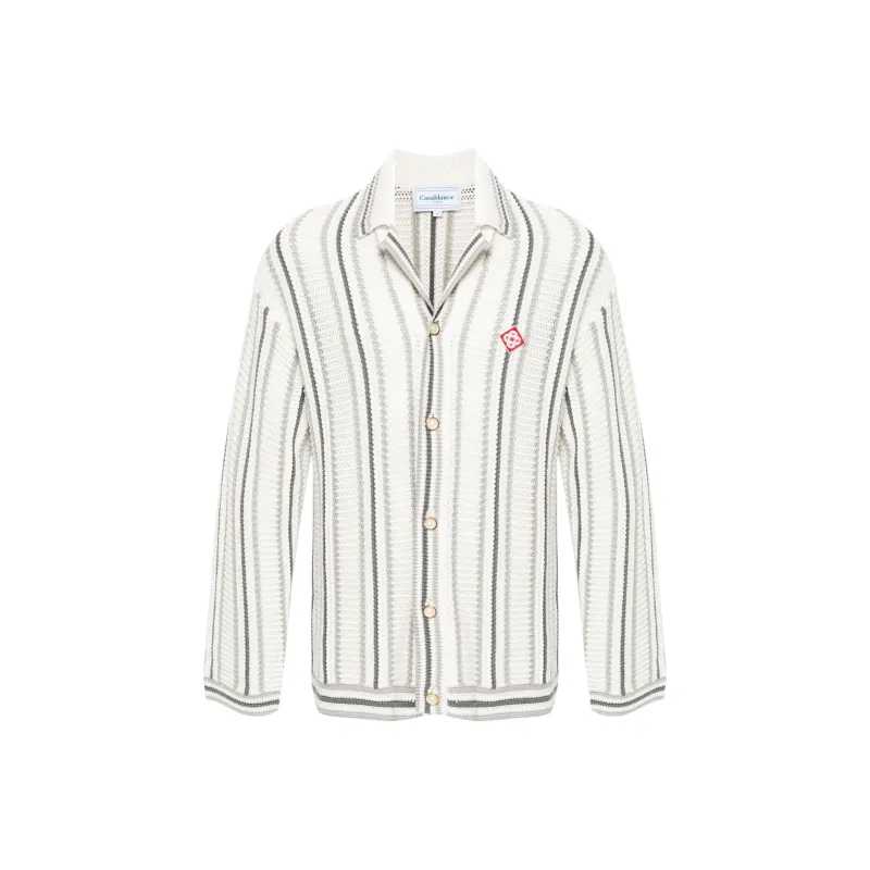 CASABLANCA Crochet Textured Shirt-0
