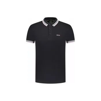 HUGO BOSS Logo Embroidered Short Sleeved Polo Shirt