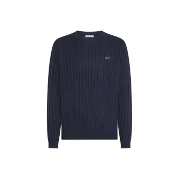 SUN68 Sweaters Men Blue