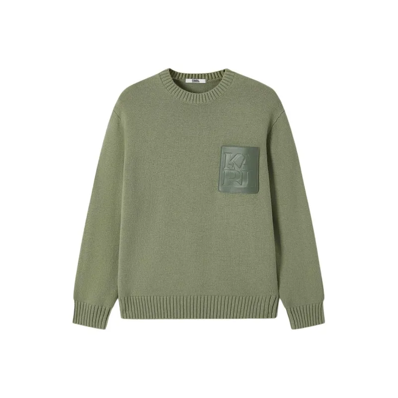 KARL LAGERFELD FW24 Sweater Men's Green-0