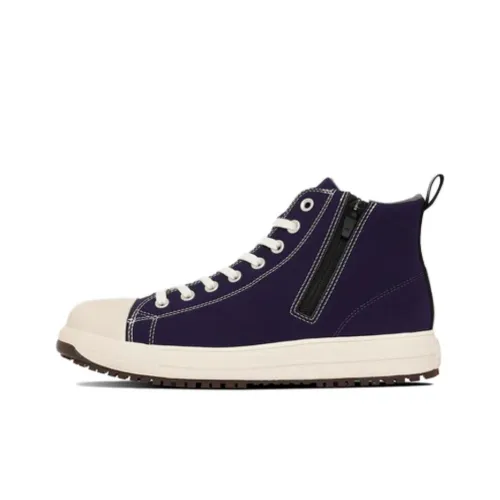 Converse All Star Anti Slip Wear Resistant Mid Top Casual Sage Unisex Dark Blue
