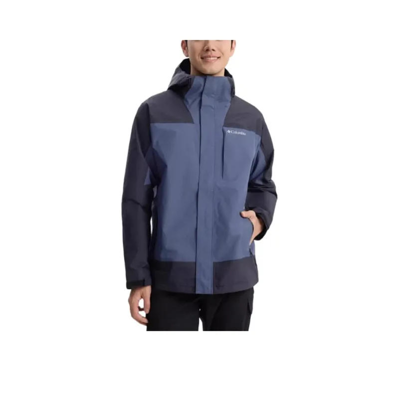 Columbia Windbreaker Jackets Men Dark Blue-0