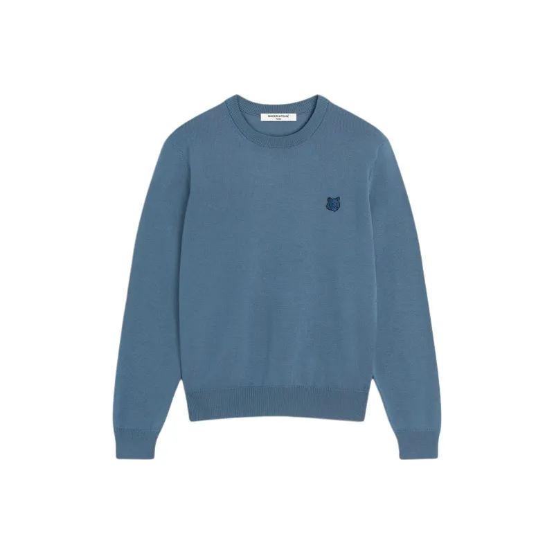 Maison Kitsuné Bold Fox Head Patch Knitted Jumper-0