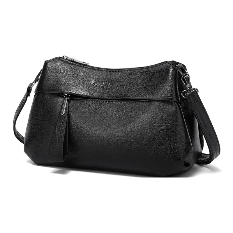 JOSINY Synthetic Leather Shoulder Bag Women's Knight Black/Misty Brown-1