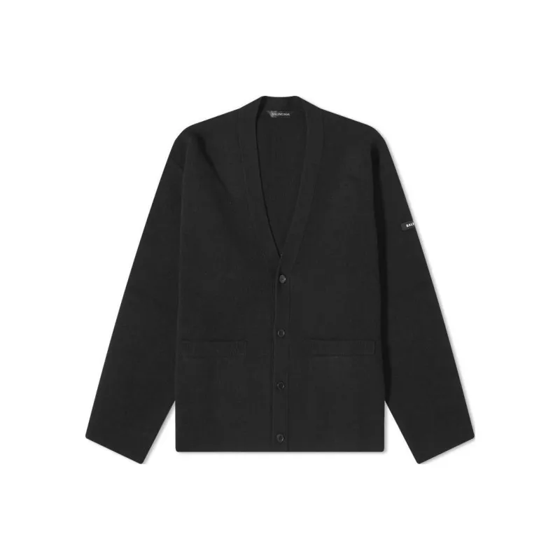 Balenciaga Knitwear Loose Fit Style Men's Black-0