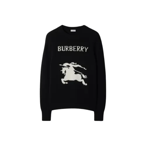 Burberry Ekd Intarsia Knit Crewneck Jumper