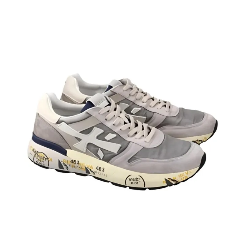PREMIATA Mick Low Top Casual Shoes Men's Gray-3
