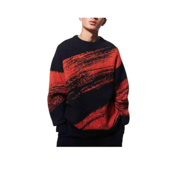 H&M New Year Sweaters Men Red/Black