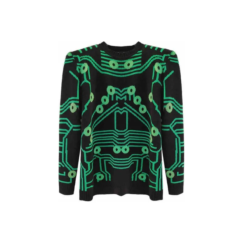 ANNAKIKI FW22 Sweater Unisex Green-0