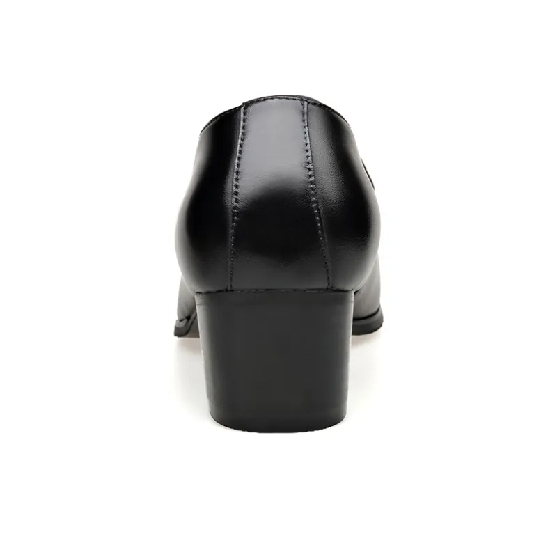 XIAOTOULANG Loafers Men's Black-2