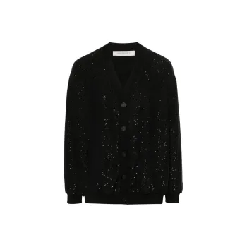 Golden Goose Sequin-Embellished Buttoned Cardigan