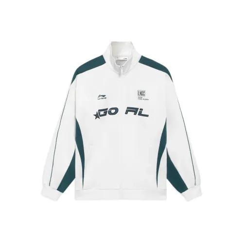 LiNing Sports Fashion Collection Jacket Unisex White