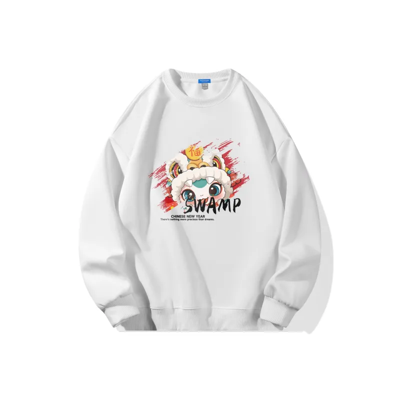 SWAMP AREA Sweatshirt Unisex Burgundy-6